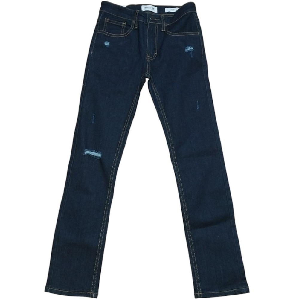 Ring of Fire Boys Size 10 Tumble Denim Skinny Dark Blue Jeans